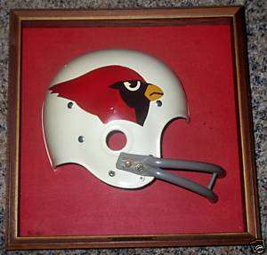 1970s St Louis Cardinals Riddell Football Helmet Plaque  