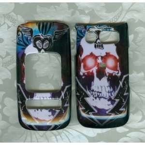  W SKULL Pantech Breeze II 2 P2000 AT&T PHONE COVER CASE 