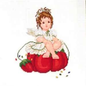  Stitching Angel with Pin Cushion (cross stitch) Arts 