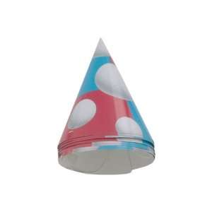  Volleyball Party Hats, 8 Count 
