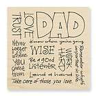 Stampendous Rubber Stamps Mothers Fathers Day Mom Dad Wonderful 