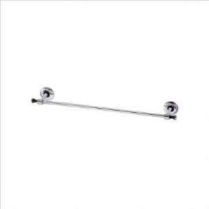  Allencia Towel Bar in Chrome and Sand Black Size 18 