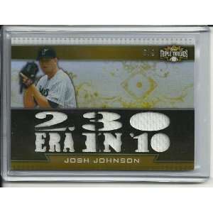   Triple Threads Game Used Jersey Card Serial #d 6/9   FLORIDA MARLINS
