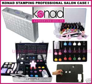 Konad Stamping Nail Art PROFESSIONAL SALON CASE SET KIT  
