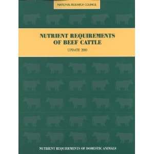 Nutrient Requirements of Beef Cattle Seventh Revised Edition 