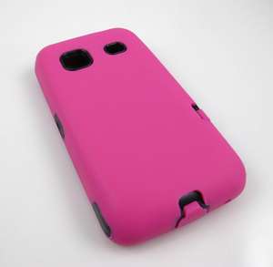PINK IMPACT HARD COVER CASE FOR SAMSUNG GALAXY PREVAIL PRECEDENT PHONE 