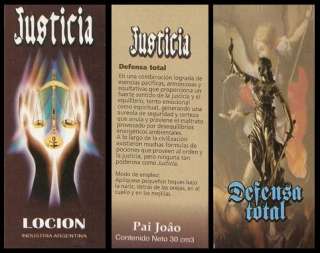 Justice Lotion   Spell Locion Justicia Santeria Wicca  