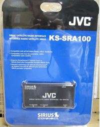 JVC KS SRA100 SIRIUS Adapter Satellite Radio NEW 2011  