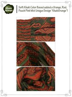 Paisley Print Scarf Women Ethnic Cotton Scarves Vintage Shawl Wraps 