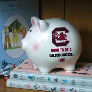   of 3 NCAA Born To Be A Gamecocks Fan Piggy Banks