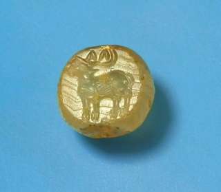 SASANIAN CHARLCEDONY STAMP SEAL (E693)  