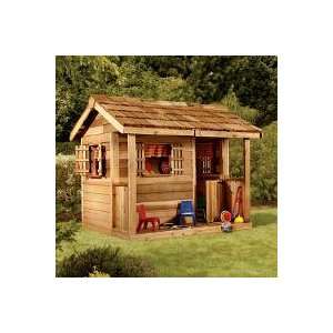  Huge Cedarwood Kid Playhouse Cabin 6 X 6 Toys & Games