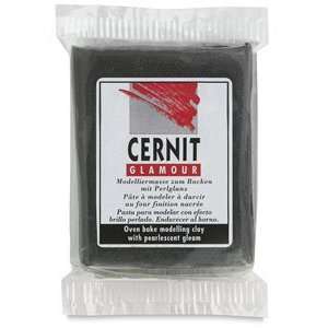 Cernit Polymer Clay   Metallic Pearl Black, 2 oz, Cernit Polymer Clay 