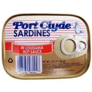 Port Clyde Sardines in Louisiana Hot Sauce 3.75 oz  