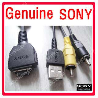 Genuine Sony USB AV Cable DSC W100 DSC W150 DSC H3 W70  