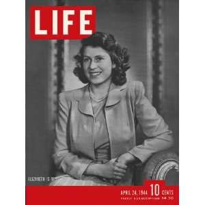 April 24, 1944 PRINCESS ELIZABETH cover story (future Queen); THEATER 
