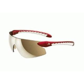 Adidas T Sight L Golf Sunglasses (Red Frame   LST Golf Silver Lens)