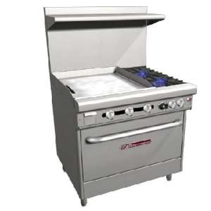 4361A 2GL Range 36 Wide 2 Burners With Standard Grates 33 000 BTU 