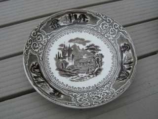 1880s ANT IQUE MARKED ENGLISH STAFFORDSHIRE W. GIMSON BROWN C/S 