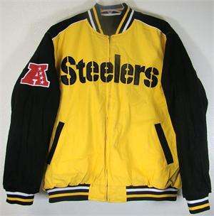 Pittsburgh Steelers Reversible Mens Jacket   Large  