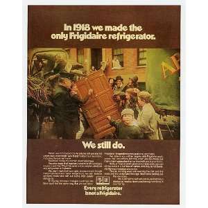  1972 Frigidaire 1918 Refrigerator Print Ad (6598)