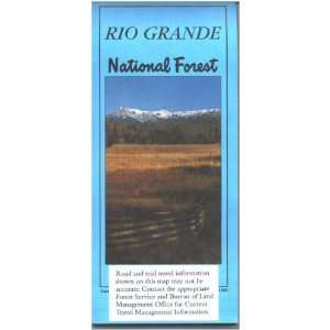  Map Rio Grande National Forest Forest Service Books