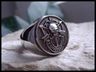AJS © SPECIAL FORCES AIRBORNE RING SURGICAL STEEL (D9)  