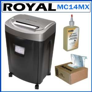  Royal MC14MX 14 Sheet MicroCut Shredder with 10 Gallon Shredder 