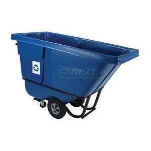  Rubbermaid We Recycle Standard Duty 1/2 Cu. Yd. Tilt Truck 