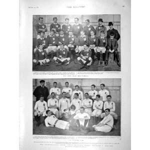  1898 Rugby Football England Ireland Gladstone Rendel