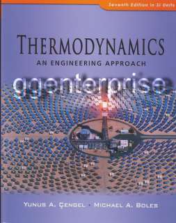 Thermodynamics An Engineering Approach 7th Edition DVD 9780073529325 