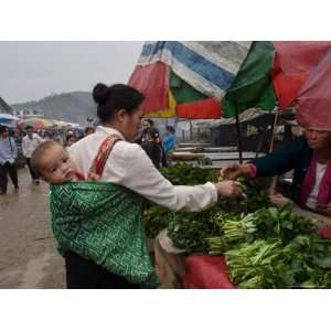  Mother Carries Her Child to Market, Sam Neua, Houaphan 