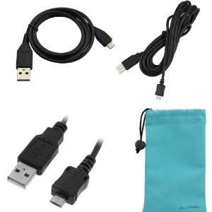  GTMax 3x Micro USB Sync & Charge Cables (3FT / 6FT / 10FT 