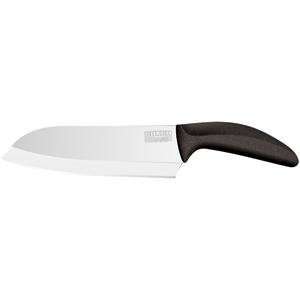 Santoku Knife, 7.13 in. White Ceramic Blade,Ergonomic 