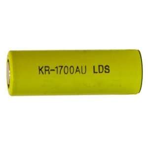  A 1700 mAh Sanyo KR 1700AU NiCd Battery   Flat Top Camera 