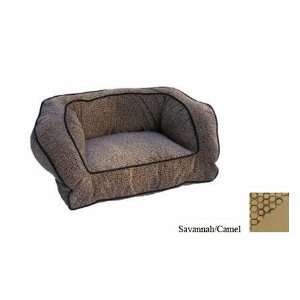    Snoozer Contemporary Pet Sofa, Small, Savannah/Camel