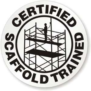 Certified Scaffold Trained (with Scaffolding) Silver Reflective (3M 