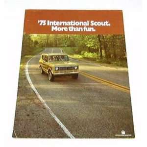  1975 75 International SCOUT Truck BROCHURE Traveltop 