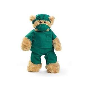  Plush 10 Inch Doctor Bear in Green Scrubs Toys & Games