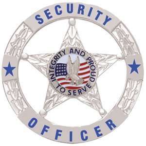 Security Officer Badge (Silver)