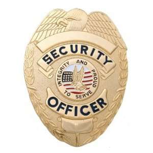  Security Officer Badge (Gold)