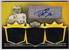 DREW BREES 2007 TOPPS TRIPLE THREADS GOLD AUTO 3 JERSEY SP 6/9 ~ RARE 