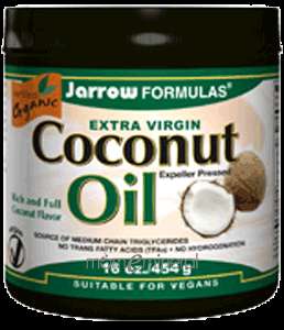 Coconut Oil Extra Virgin 16 oz by Jarrow Formulas  