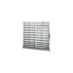  DAYTON 4C835 Shutter,Wall,36 In,dbl Pannel,White Alum 