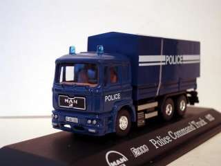 MAN F2000 POLICE COMMAND TRUCK 172 scale model AUTOMAX  