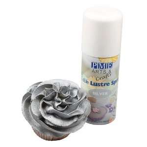 Silver Edible Luster Spray Grocery & Gourmet Food