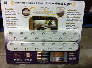 Megabrite LED Wireless Undercabinet Lights With Motion Sensor 2 PACK 