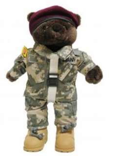 ARMY AIRBORNE TEDDY BEAR (12 TALL)  