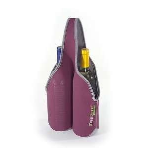   Wine Tote in Eggplant   Green Smart 