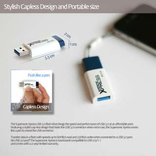 PATRIOT SUPERSONIC XPRESS USB 3.0 Flash Memory Thumb Drive 8GB 